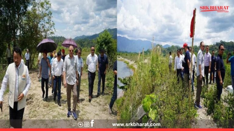 Arunachal Minister Reviews Flood Protection Project for Seijosa’s Pakke River Stretch