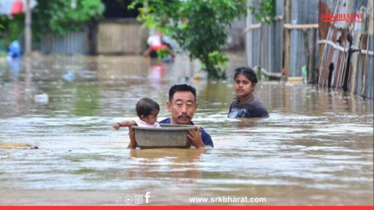 Nagaland Floods Wreak Havoc: Three Dead, Flights Cancelled, NH-29 Blocked Amid Relentless Rain