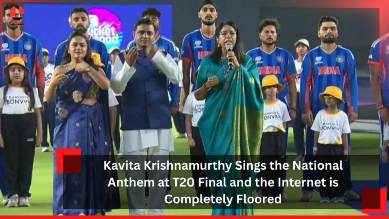 Kavita Krishnamurthy Sings the National Anthem at T20 Final and the Internet is Completely Floored