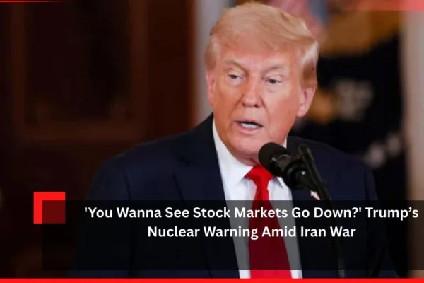 Trump warns about stock market decline