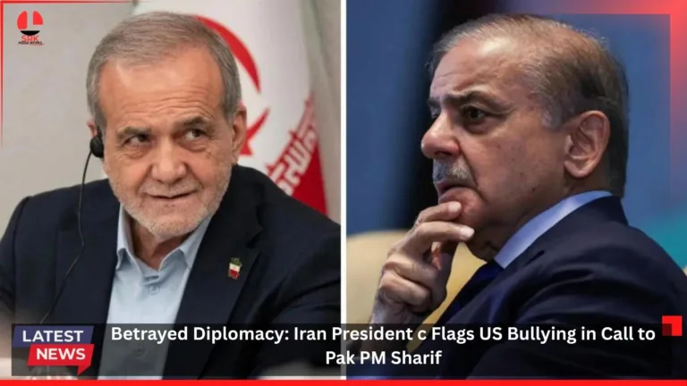 Betrayed Diplomacy: Iran President Pezeshkian Flags US Bullying in Call to Pak PM Sharif