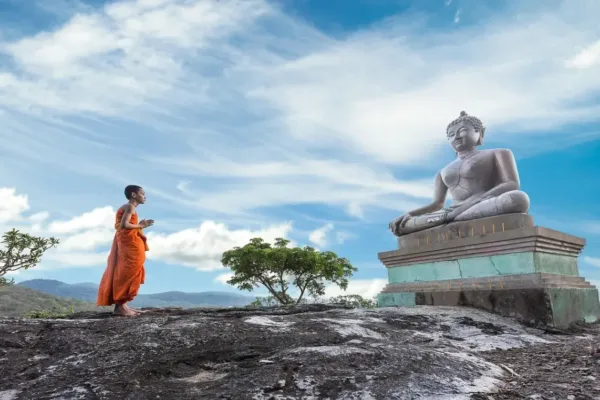 Ancient Buddha Sculpture Unearthed at Vedaranyam Temple