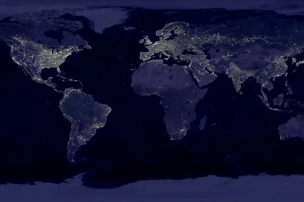 NASA Satellite Data Reveals Complex Patterns in Global Nighttime Illumination