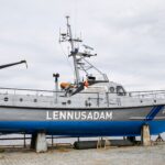 Historic Estonian Border Guard vessel displayed at Seaplane Harbour, Tallinn.