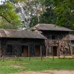 Historic Kala Bhavana building at Visva Bharati University, Santiniketan, India.