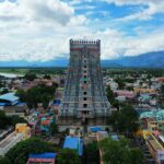 Discover the vibrant Srivilliputhur Andal Temple with its intricate architecture and colorful townscape.